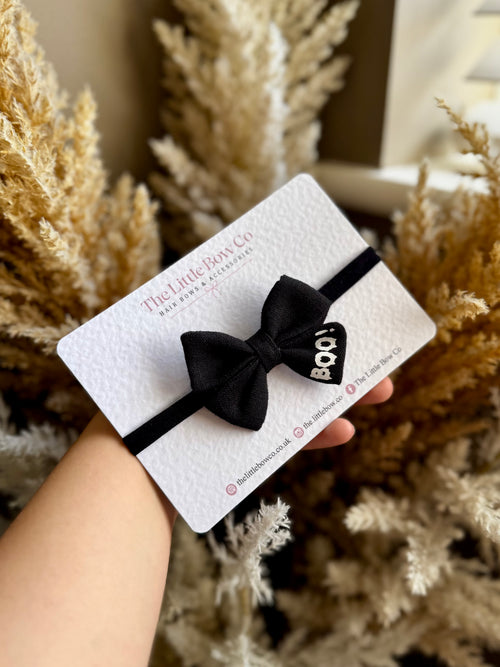 Boo Linen Bow